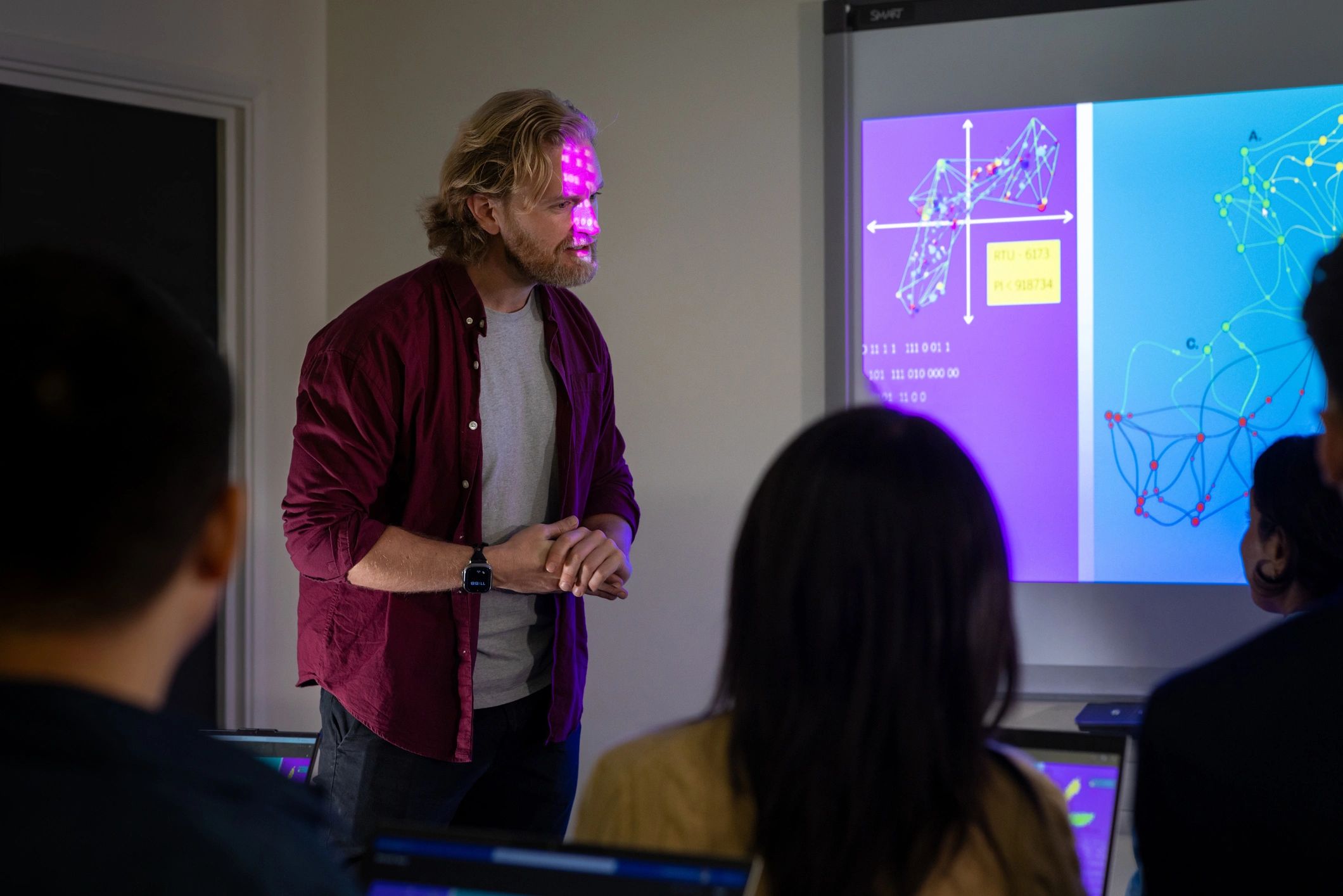 Professional technology training session